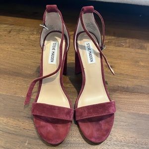 Maroon Steve Madden Heels